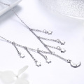 Fashion Silver Jewelry Starry Sky 925 Sterling Silver Necklace
